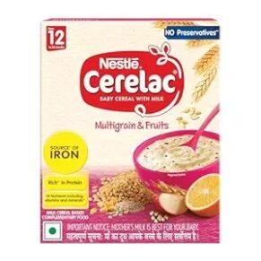 CERELAC Baby Food Cereal | No Preservatives | Multigrain & Fruits for 12 to 24 Months Baby | Source of Iron & Protein for Babies | Instant Cereal | 300g