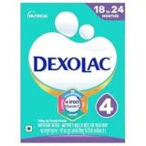 Dexolac Follow Up Infant Formula Milk Powder for Babies - Stage 4 (18 to 24 months) - with 36 Vital Nutrients - 400gms - BIB Pack
