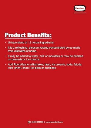 Sharbat Roohafza 250 ml Brand: Hamdard Dawakhana - Image 4