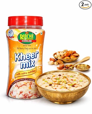 Ruchi Instant Kheer Mix | Sweet Dish Dessert Mix | 200 g| Creamy Indian Rice Kheer