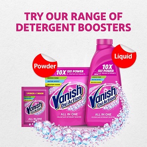 Vanish 400 ml, All In One Instant Stain Remover | Removes Tough Stains & Brightens Colours | Detergent Add On | Suitable with all Washing Detergent Powders and Liquids| World's #1 Stain Remover Brand - Image 3