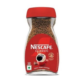 NESCAFE Classic Instant Coffee Powder | Great start to your morning | 100% Pure Coffee | 90g Jar