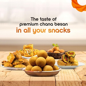 FORTUNE Chana Besan, 100% Chana Dal 100% Taste, 500 Gm - Image 4