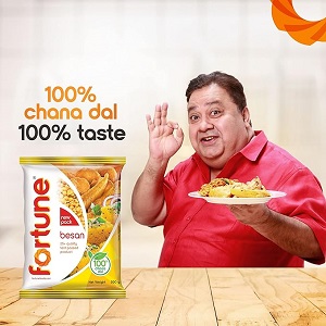 FORTUNE Chana Besan, 100% Chana Dal 100% Taste, 500 Gm - Image 3