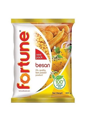 FORTUNE Chana Besan, 100% Chana Dal 100% Taste, 500 Gm - Image 5