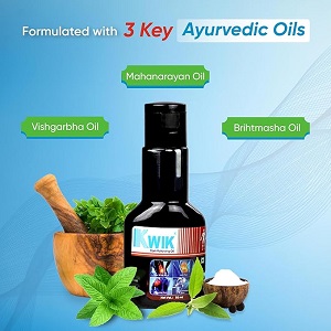 OZONE KWIK Pain Relief Oil with Cinnamomum & Mahanarayan Oil - Image 2