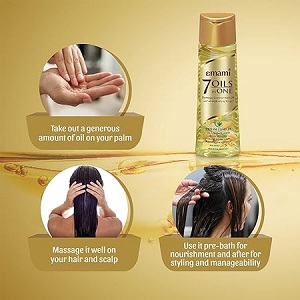 Emami 7 Oils In One Damage Control Hair Oil - Image 2