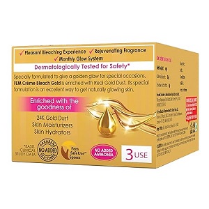 Fem Fairness Naturals Gold Skin Bleach, - Image 2