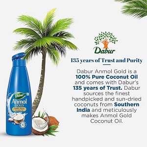 Dabur Anmol Gold 100% Pure Coconut Oil - Image 2