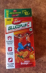 Juicy Orange Dabur Glucose Plus C