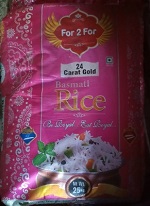 For 2 For 24 Carat Gold Basmati Rice 26kg Usna Rice