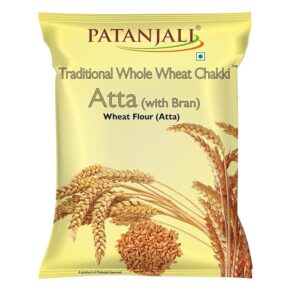 Patanjali Chakki Atta, Whole Wheat with Bran, Genhu ka Atta