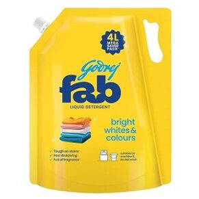 Godrej Fab Liquid Detergent Refill Pouch for Machine
