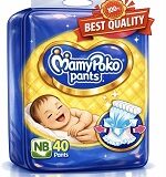 MamyPoko Pants All Night Absorb Baby Diapers NB
