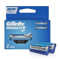 Gillette Mach3 Shaving 3-Bladed Cartridges