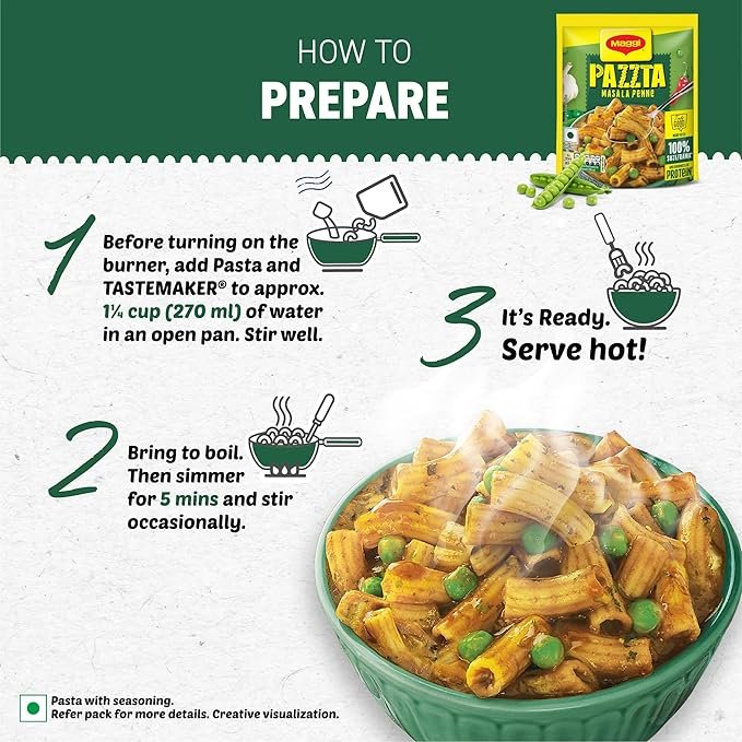 Maggi PAZZTA Masala Penne Pasta, - Image 2